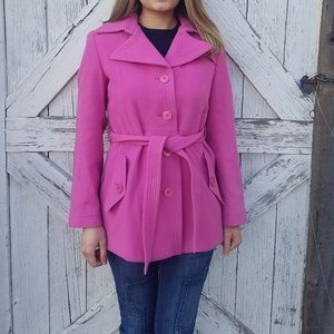 Pink Womens Studio Y Peacoat